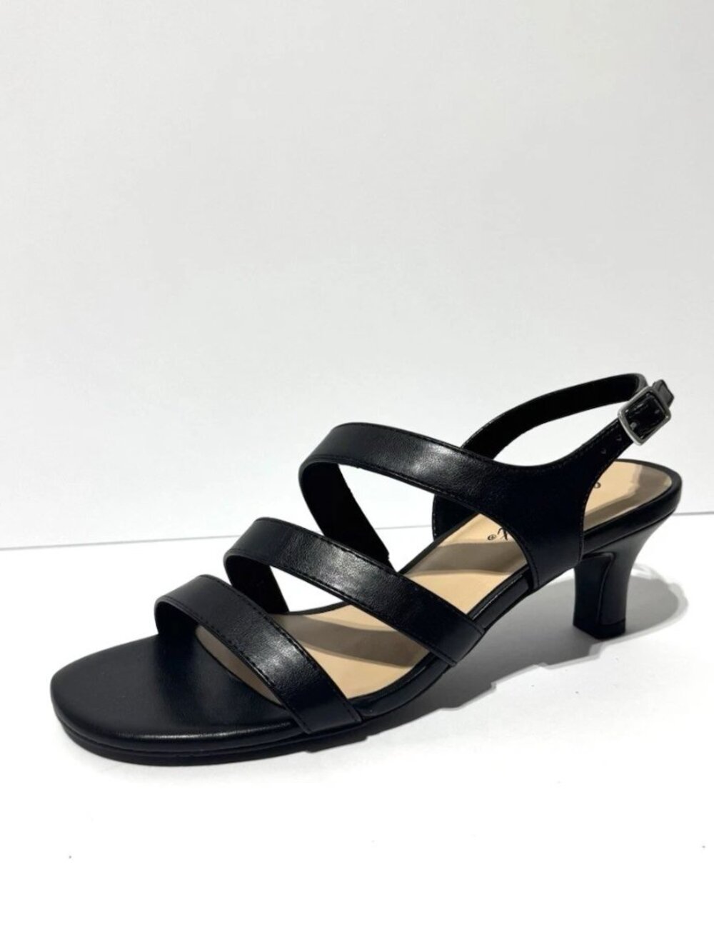 Easy Street Womens Como Sandals Black Size 7.5 M